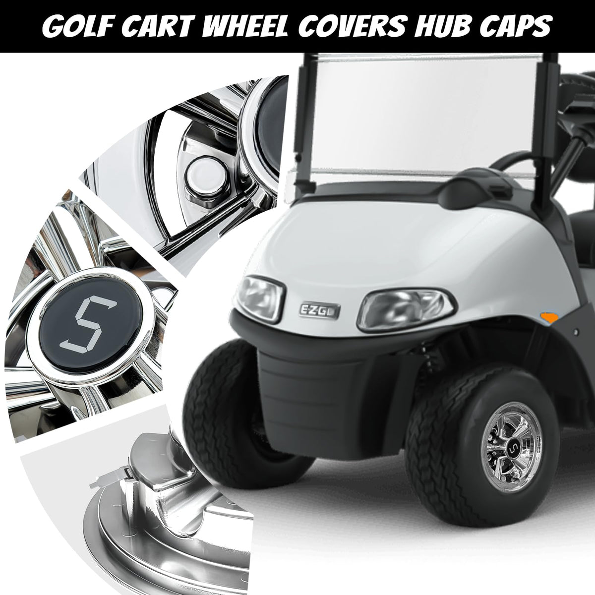 Shu-Ran chrome wheel covers dress up carts with real-rim look and durability