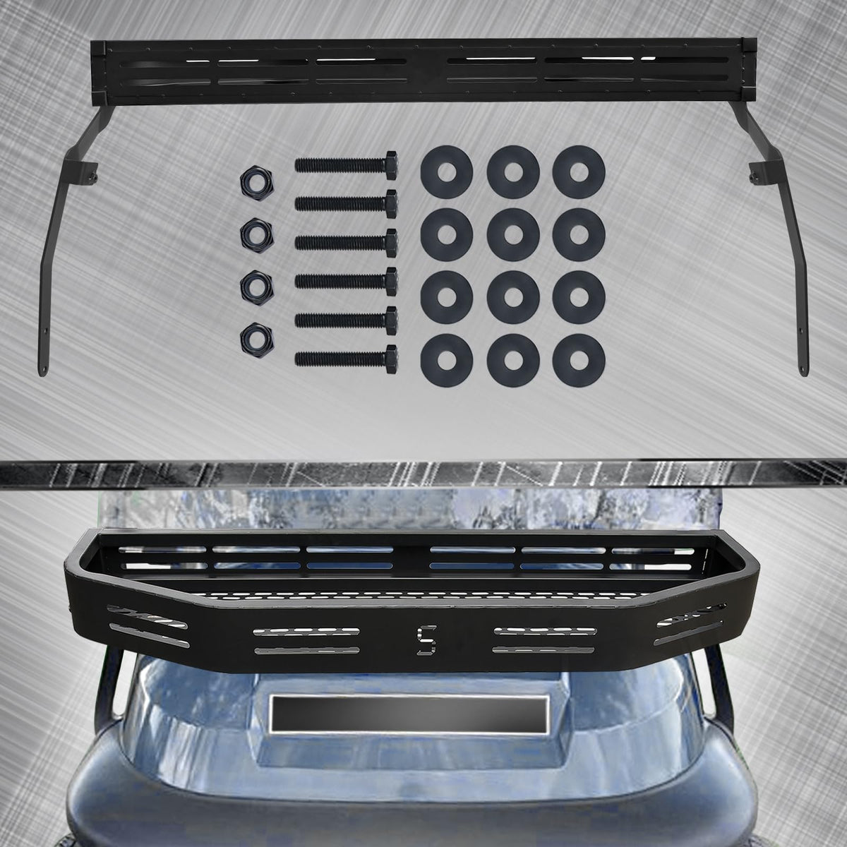 Shu-Ran front basket enhances on-course organization for balls, tees, and accessories.