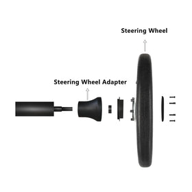Shu-Ran easy-install steering wheel swap completed in minutes with a screwdriver