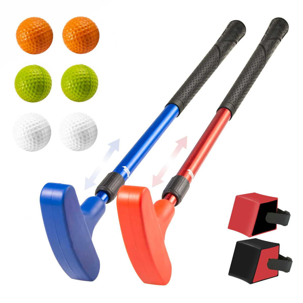 Shu-Ran six foam golf balls provide safe indoor-outdoor training