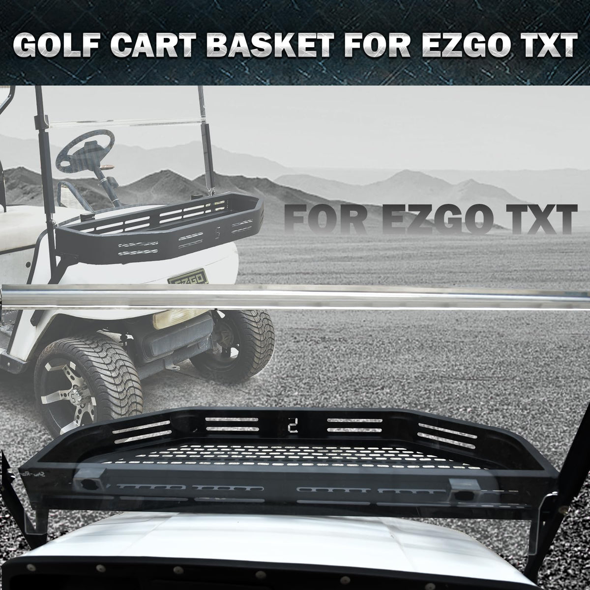 Shu-Ran front basket supports up to 50 lb cargo.