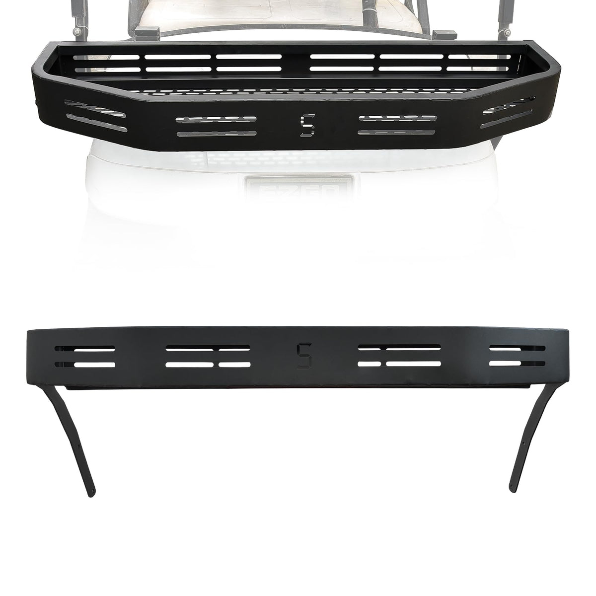 Shu-Ran EZGO TXT front cargo basket for extra cart storage.