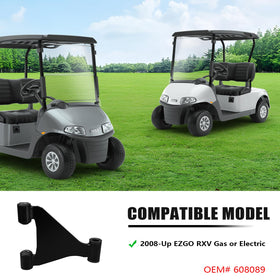 Shu-Ran EZGO RXV front end installation visual demonstrating attachment points.