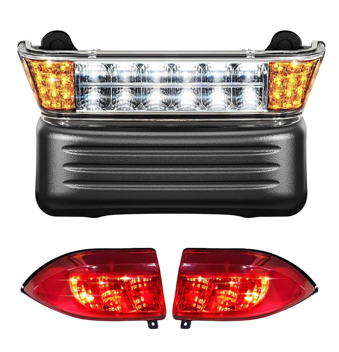 Shu-Ran front headlight for Club Car Precedent enhances night visibility.