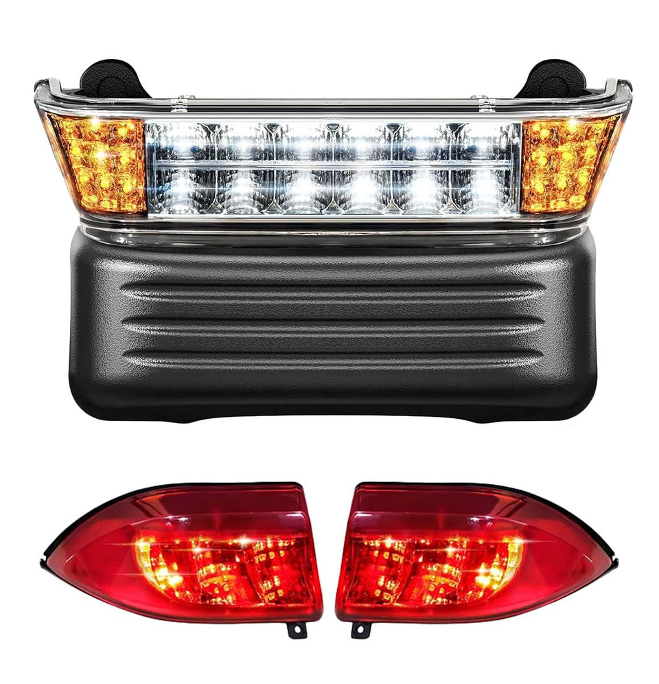 Shu-Ran front headlight for Club Car Precedent enhances night visibility.