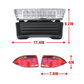Shu-Ran Golf Cart Deluxe Light Kit control box centralizes lighting controls