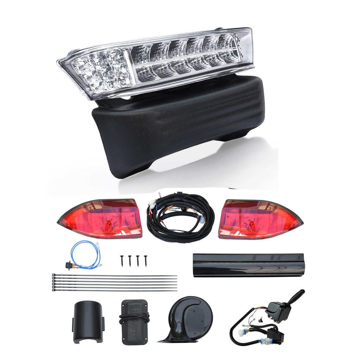 Shu-Ran Golf Cart Deluxe Light Kit installation template aids precise fitting