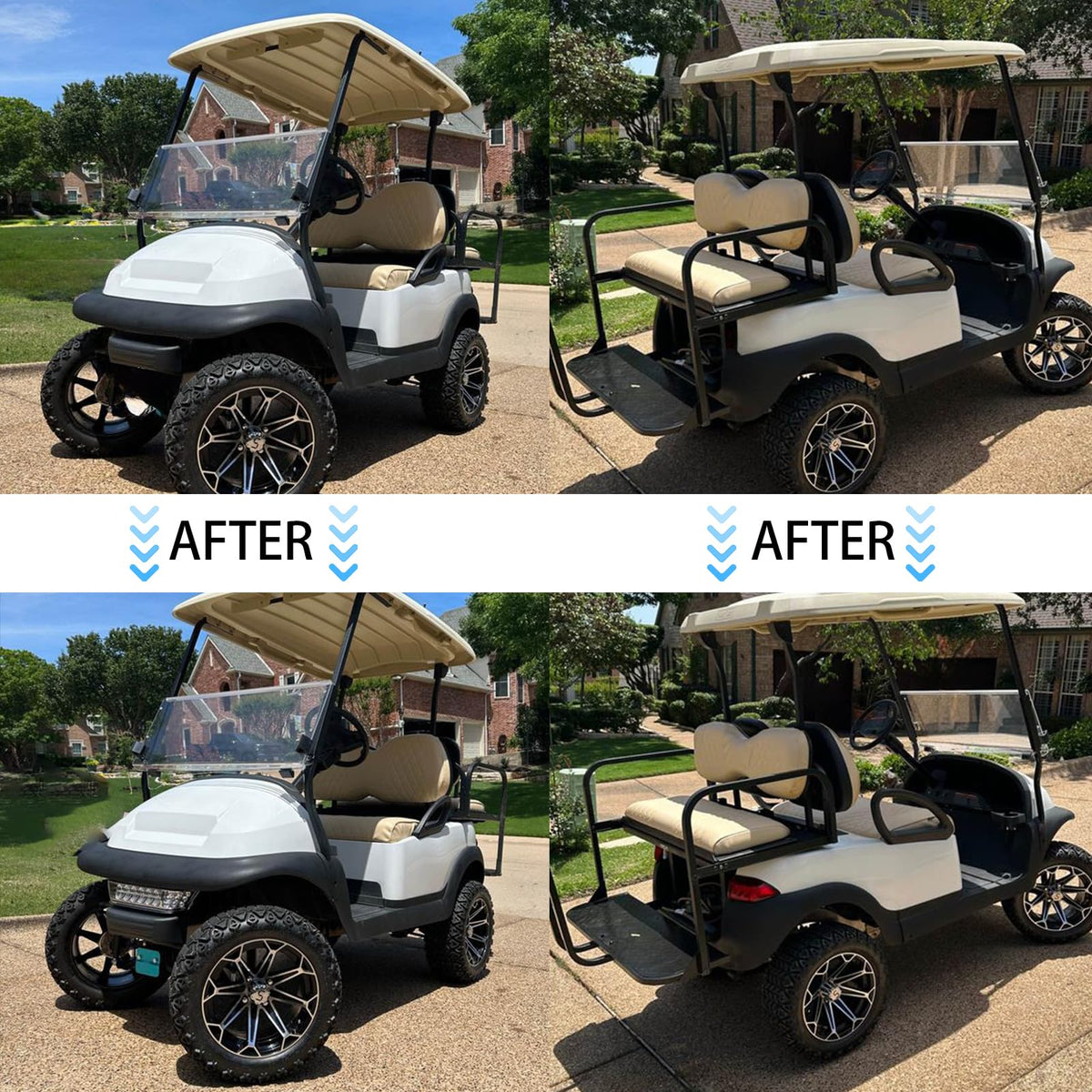Shu-Ran Golf Cart Deluxe Light Kit wiring harness simplifies plug-and-play installation