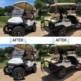 Shu-Ran Golf Cart Deluxe Light Kit wiring harness simplifies plug-and-play installation