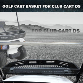 Shu-Ran golf cart front cargo basket keeps bags organized