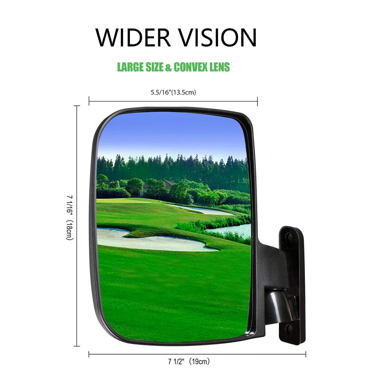 Adjustable joint on Shu-Ran mirror for precise angle control.
