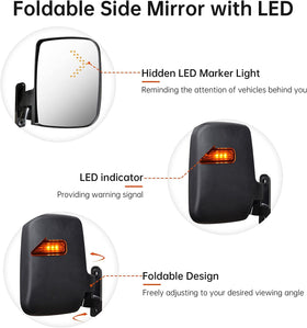 Easy installation of Shu-Ran mirror with drill holes and wiring guide.