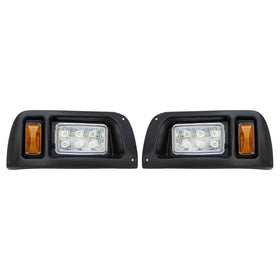 Shu-Ran LED headlights for the front left of Club Car DS 1993-up.