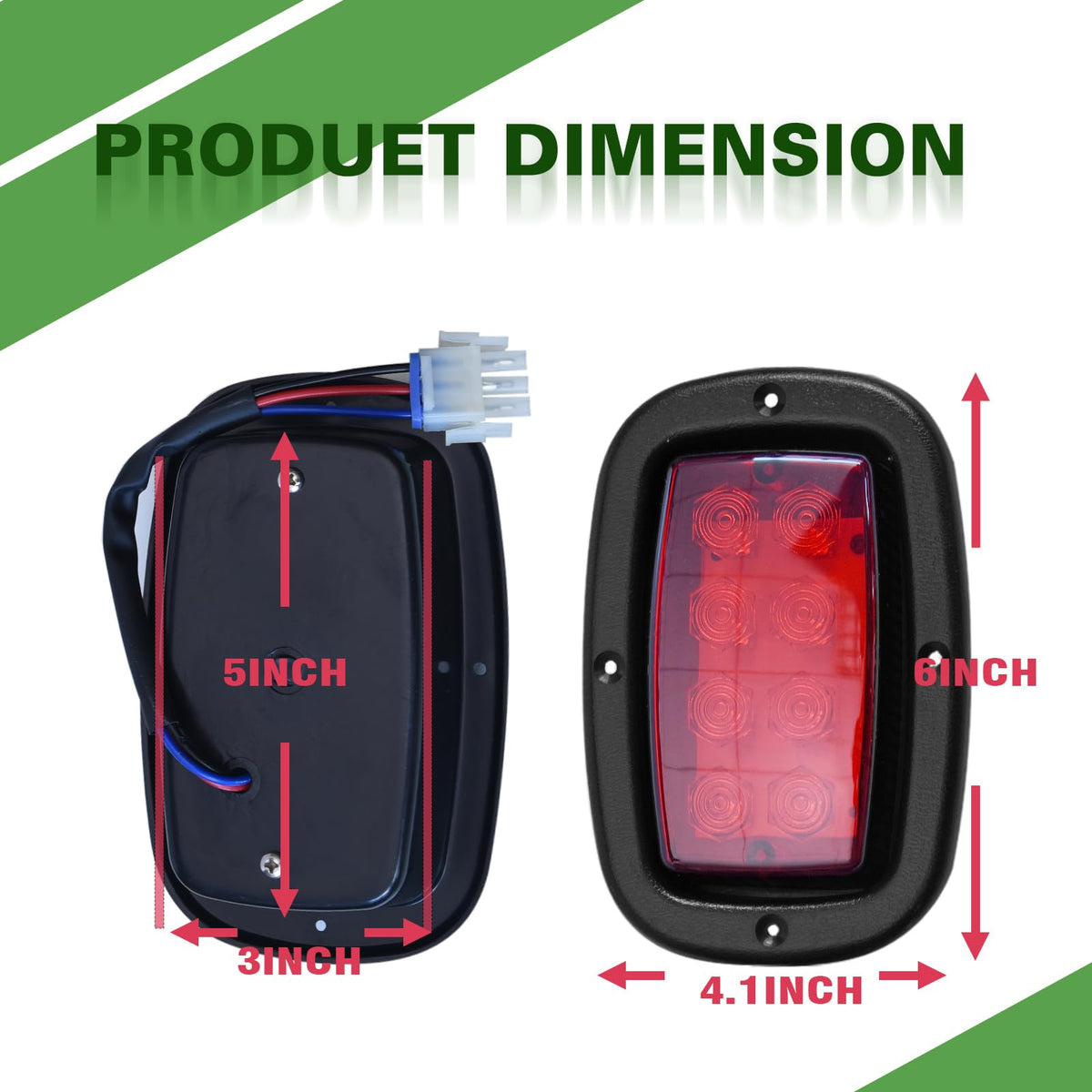 Shu-Ran bright LED glow improves rear signaling at night.