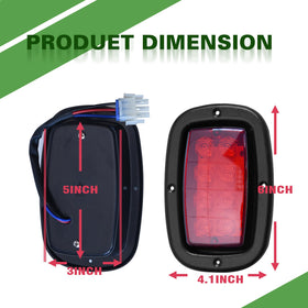 Shu-Ran bright LED glow improves rear signaling at night.