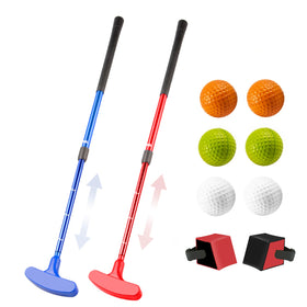 Shu-Ran 2-pack mini golf clubs for versatile home practice