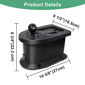 Shu-Ran integrated mounting base attaches securely to flat cart surfaces