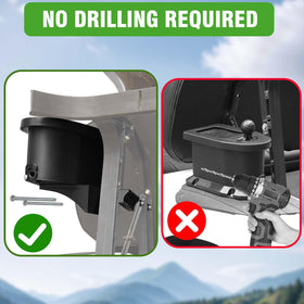 Ball slot in Shu-Ran No-Drill cleaner washing a golf ball