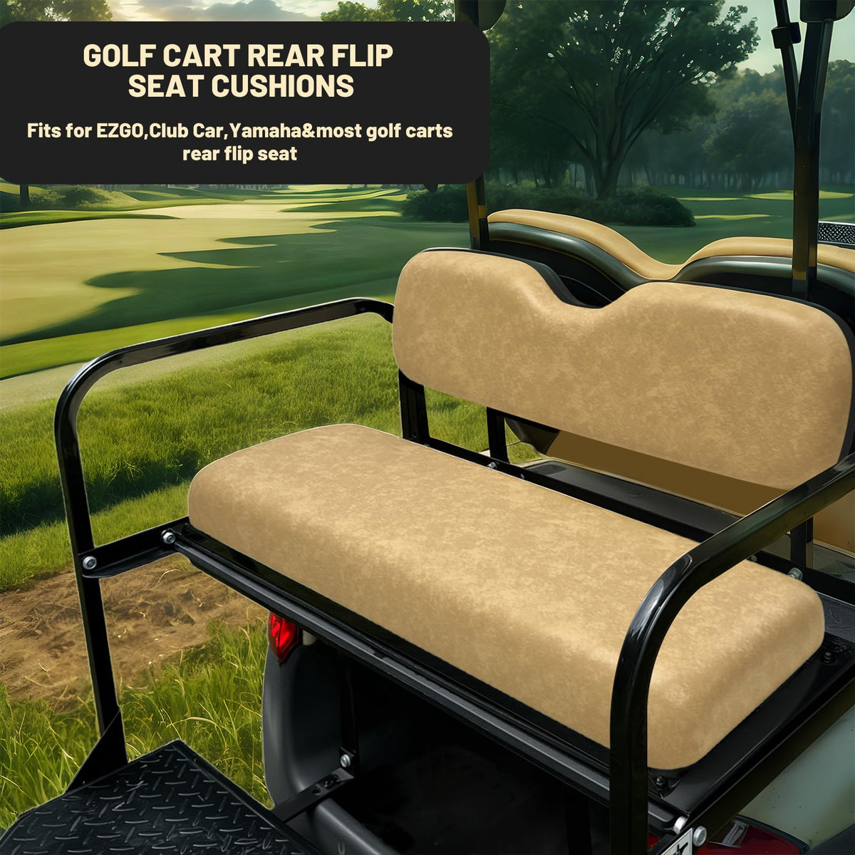 Shu-Ran rear seat cushion assembly with pre-drilled mounting holes
