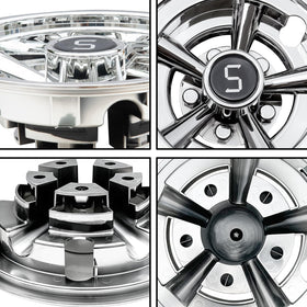 Shu-Ran hub caps stay securely in place during rides