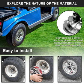 Shu-Ran wheel covers are easy to remove for cleaning or maintenance