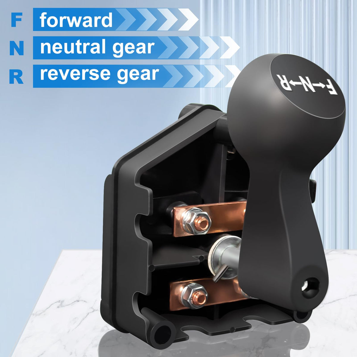 Shu-Ran DS switch handle for secure grip during steering.