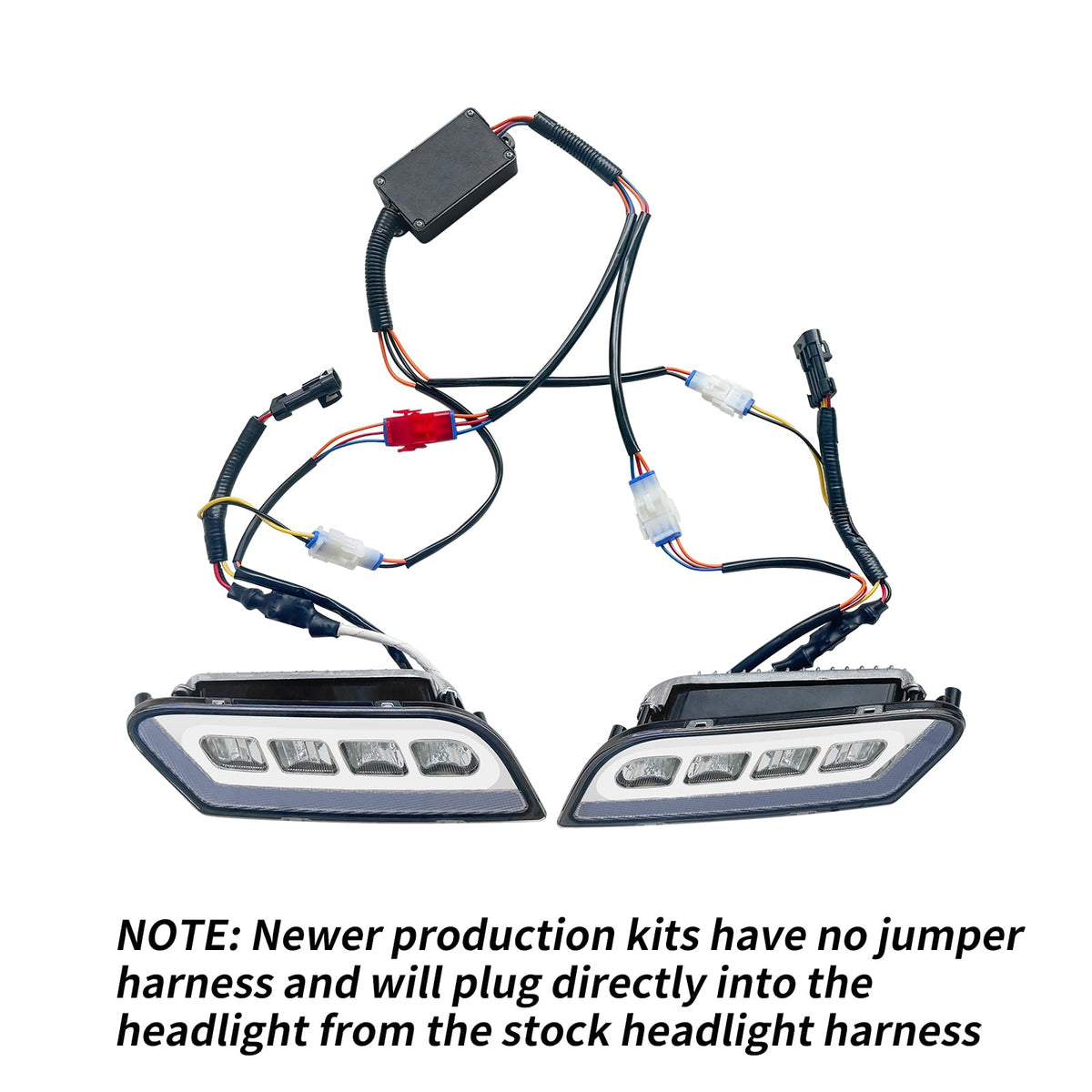 Shu-Ran Tempo RGB headlights with turn signals for daytime safety