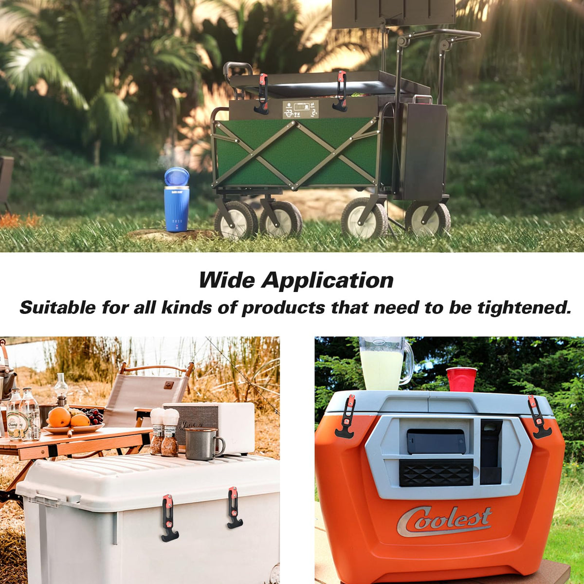 Shu-Ran tool box latch for reliable weather-resistant storage