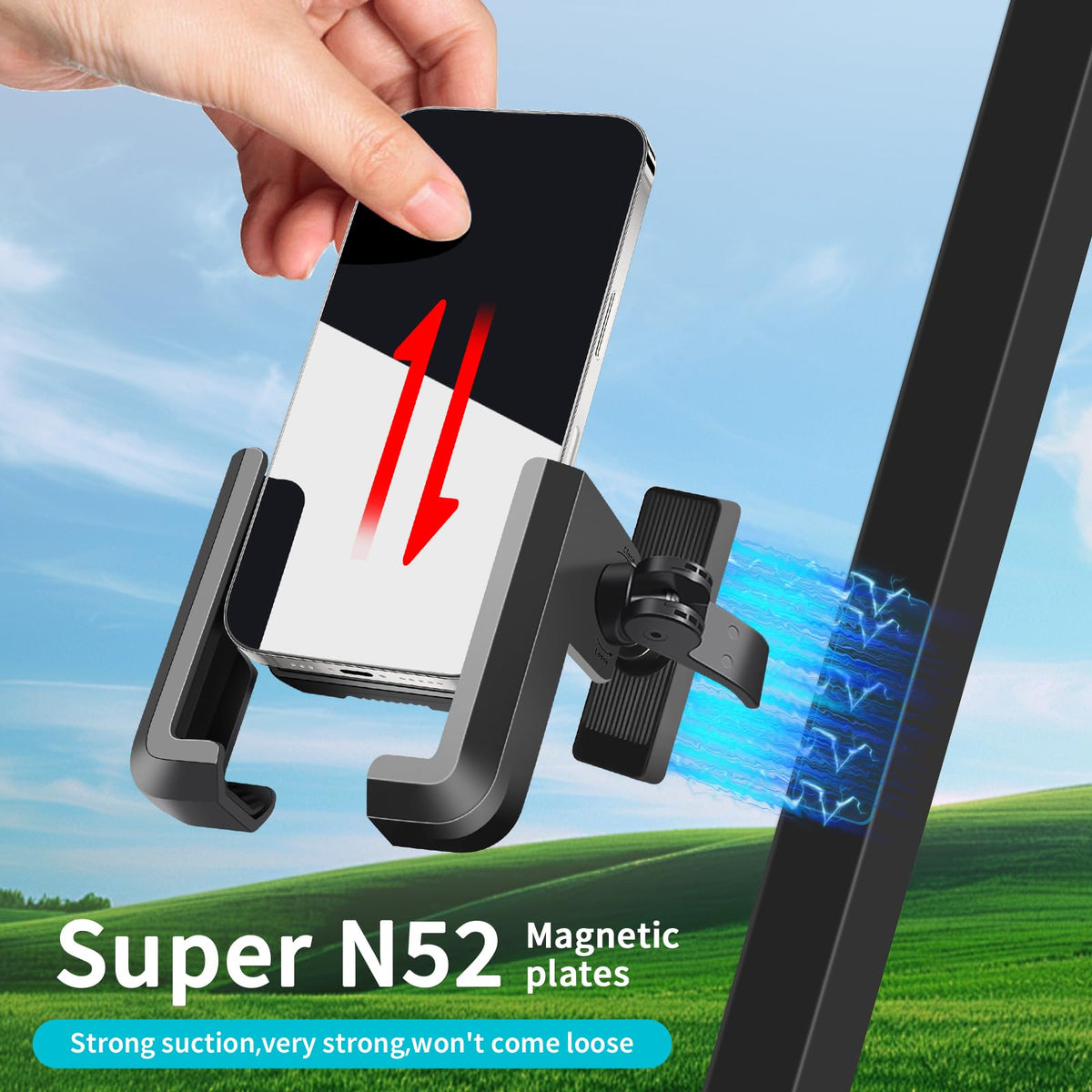 Shu-Ran 360° rotation for GPS viewing on cart