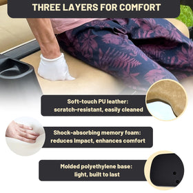 Shu-Ran universal golf cart rear seat bottom cushion for comfortable rides