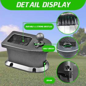 Shu-Ran universal mounting bracket securely attached to cart fender for stability.