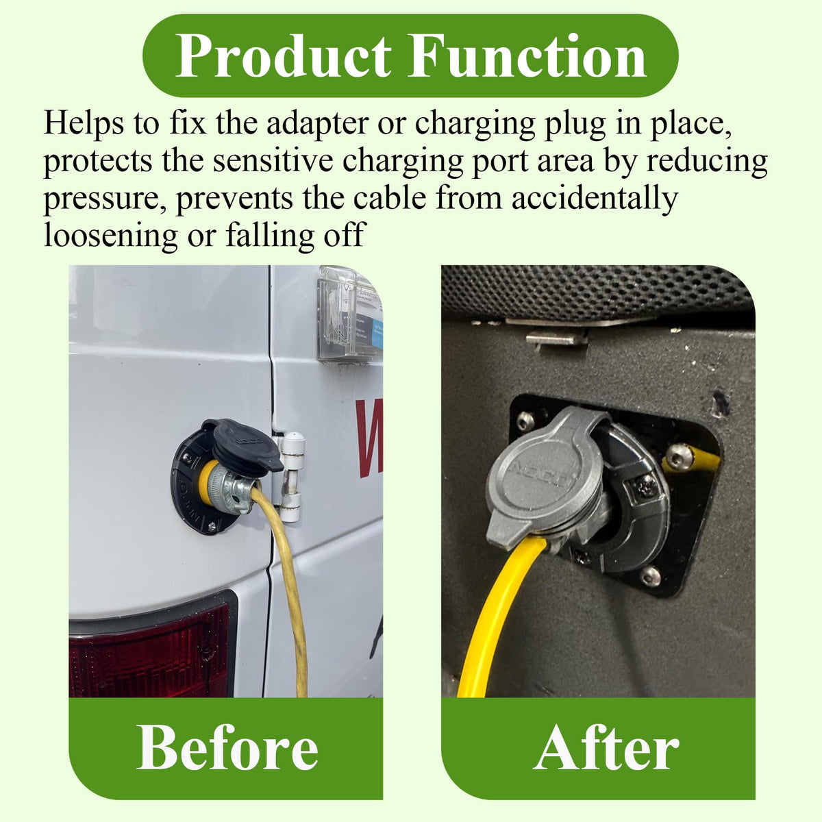 SHUJUKU charger port plate with screws secures the plug and reduces looseness
