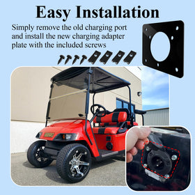 SHUJUKU easy install charger plate simplifies replacing the old connector