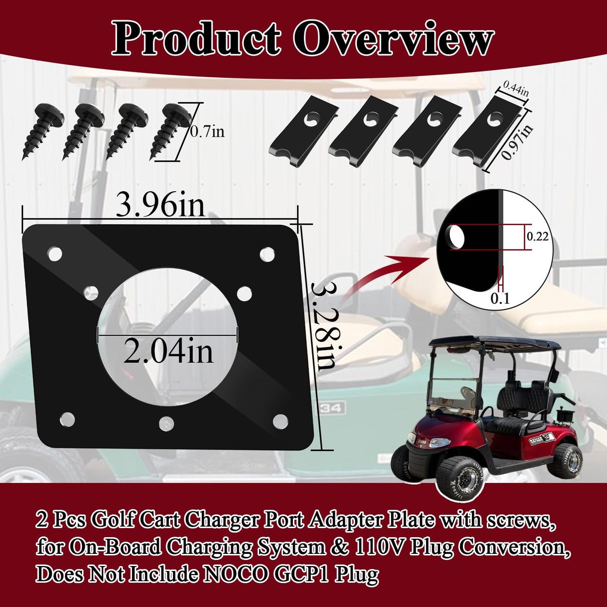 SHUJUKU NOCO GCP1 compatibility plate provides stable charging connection