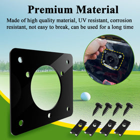 SHUJUKU UV and corrosion resistant plate suited for outdoor golf carts