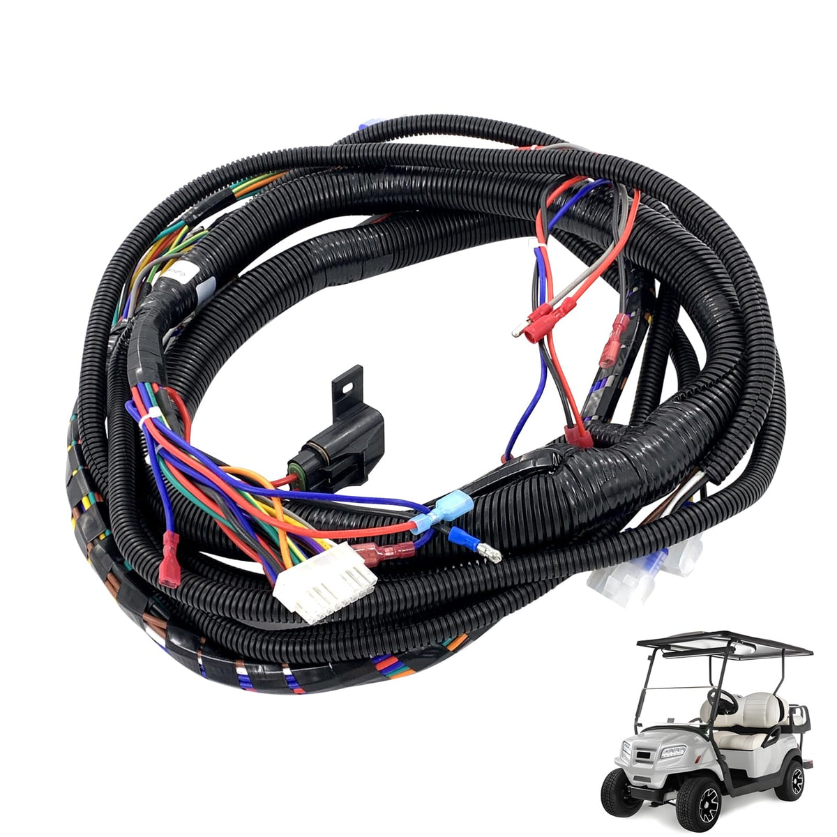 SHUMERAL main wire harness for Club Car Precedent, easy plug-and-play replacement