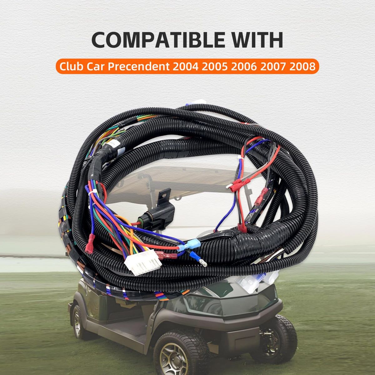 SHUMERAL OEM compliant harness for Club Car Precedent outdoor use