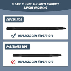 SHUNCHENXIANG 23-7-8-inch EZGO TXT rear axle shaft durability.