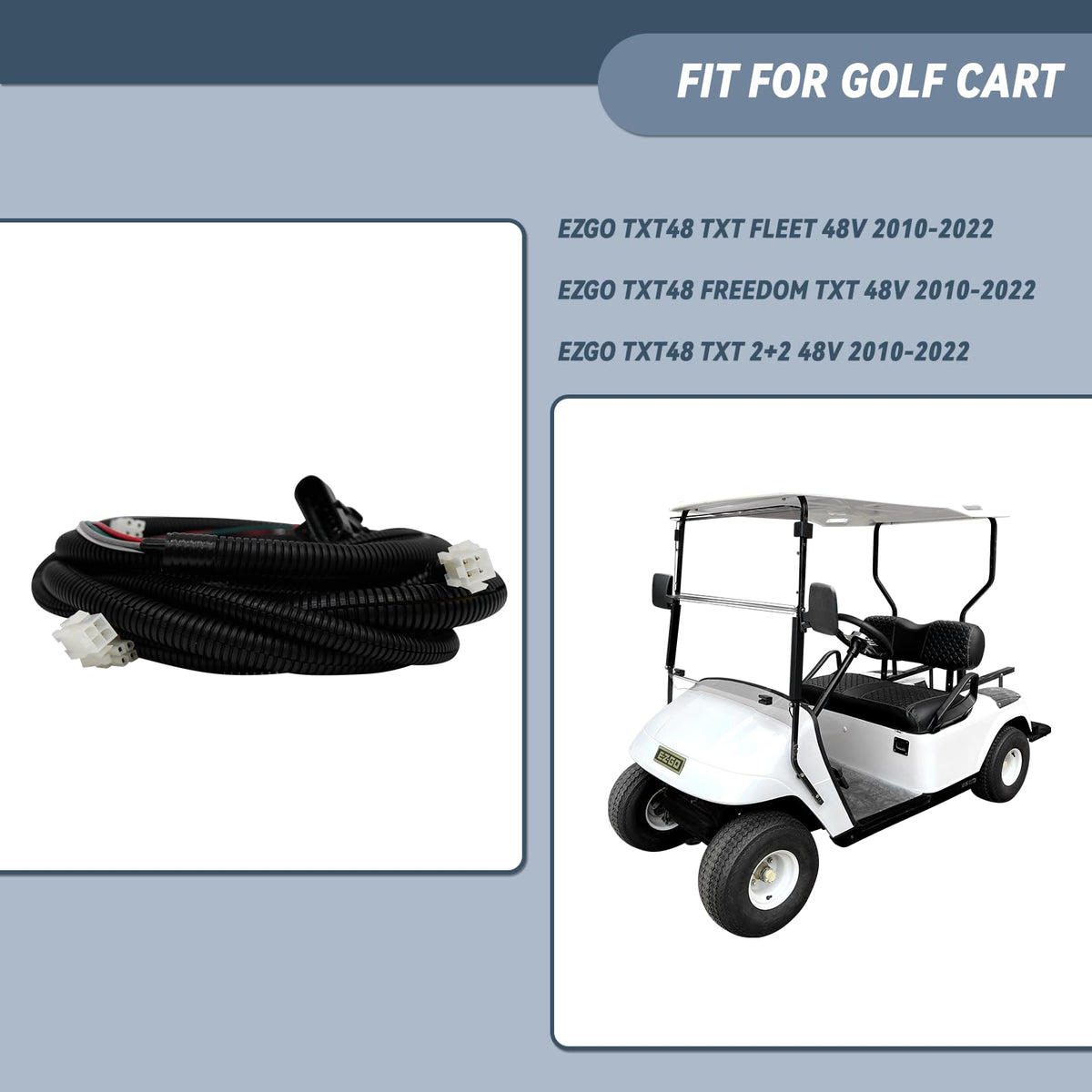 SHUNCHENXIANG ezgo-txt48 connectors provide secure, corrosion-resistant connections for smooth operation.