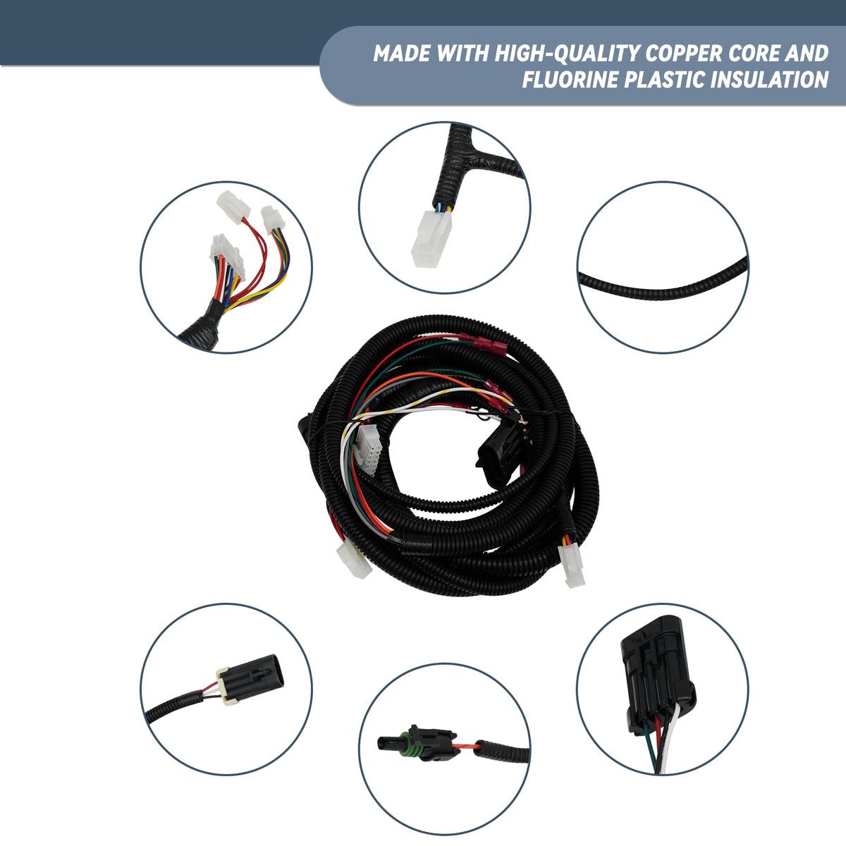 SHUNCHENXIANG ezgo-txt48 dashboard-side wiring harness ensures reliable controls.