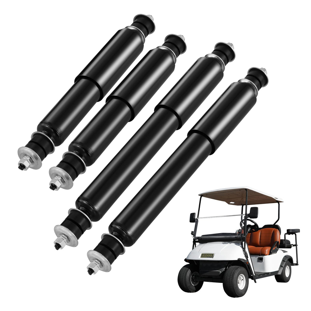 SHUNCHENXIANG 4pcs front and rear shocks for EZGO TXT improve ride stability