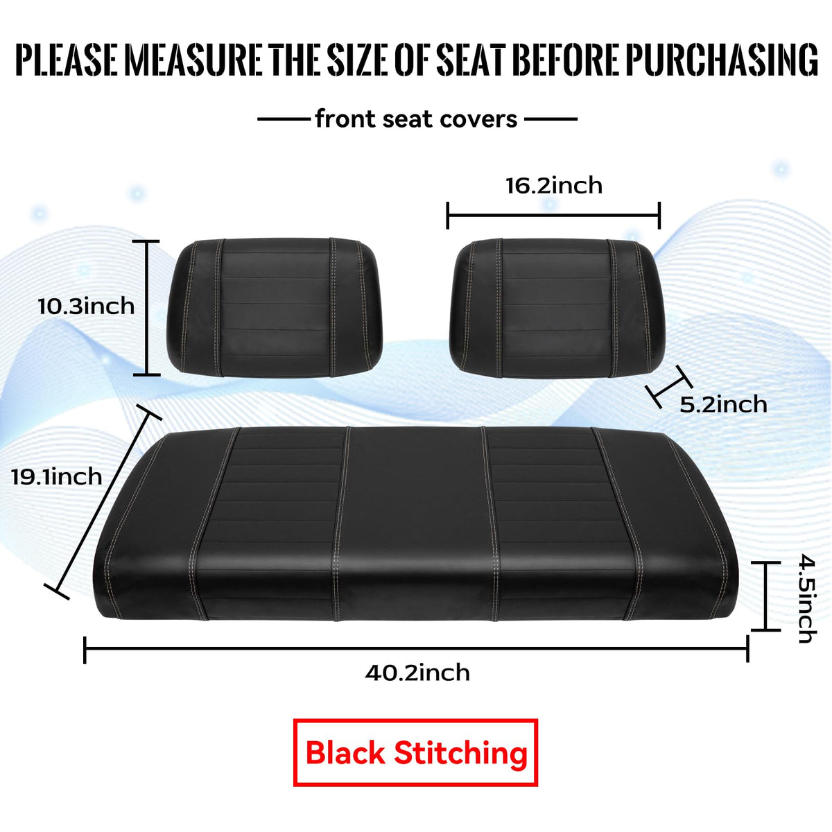 SHUNCHENXIANG backrest cover stripe leather adds style while protecting upholstery.