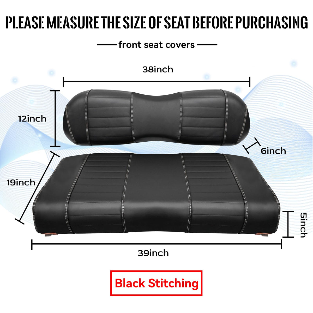 SHUNCHENXIANG backrest cover for DS2000.5-up protects the upper seat area.
