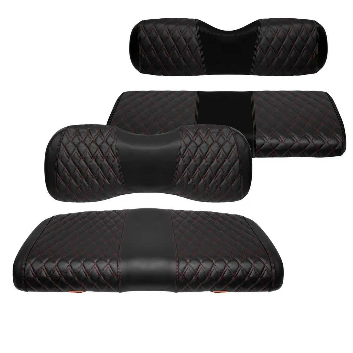 SHUNCHENXIANG diamond front seat cover for Yamaha G29 protects upholstery from spills.