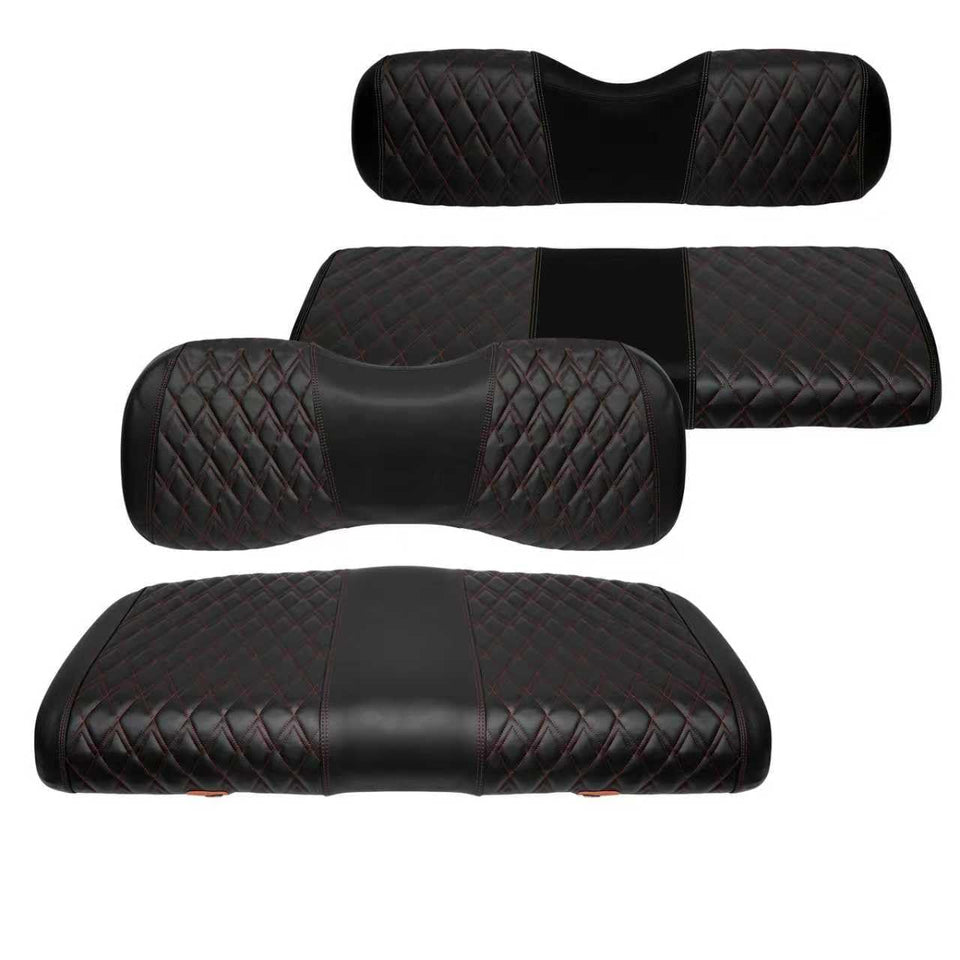 SHUNCHENXIANG diamond front seat cover for Yamaha G29 protects upholstery from spills.