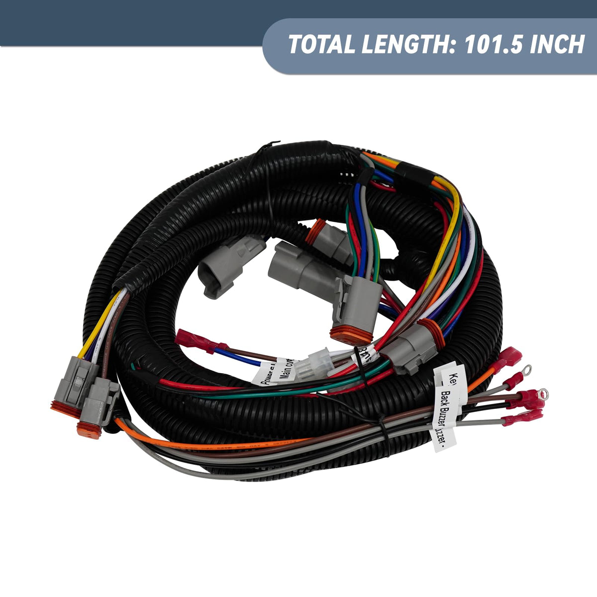 Durable black controller wiring with fluorine insulation in SHUNCHENXIANG harness