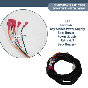 SHUNCHENXIANG EZGO PDS wiring path view to match connectors confidently