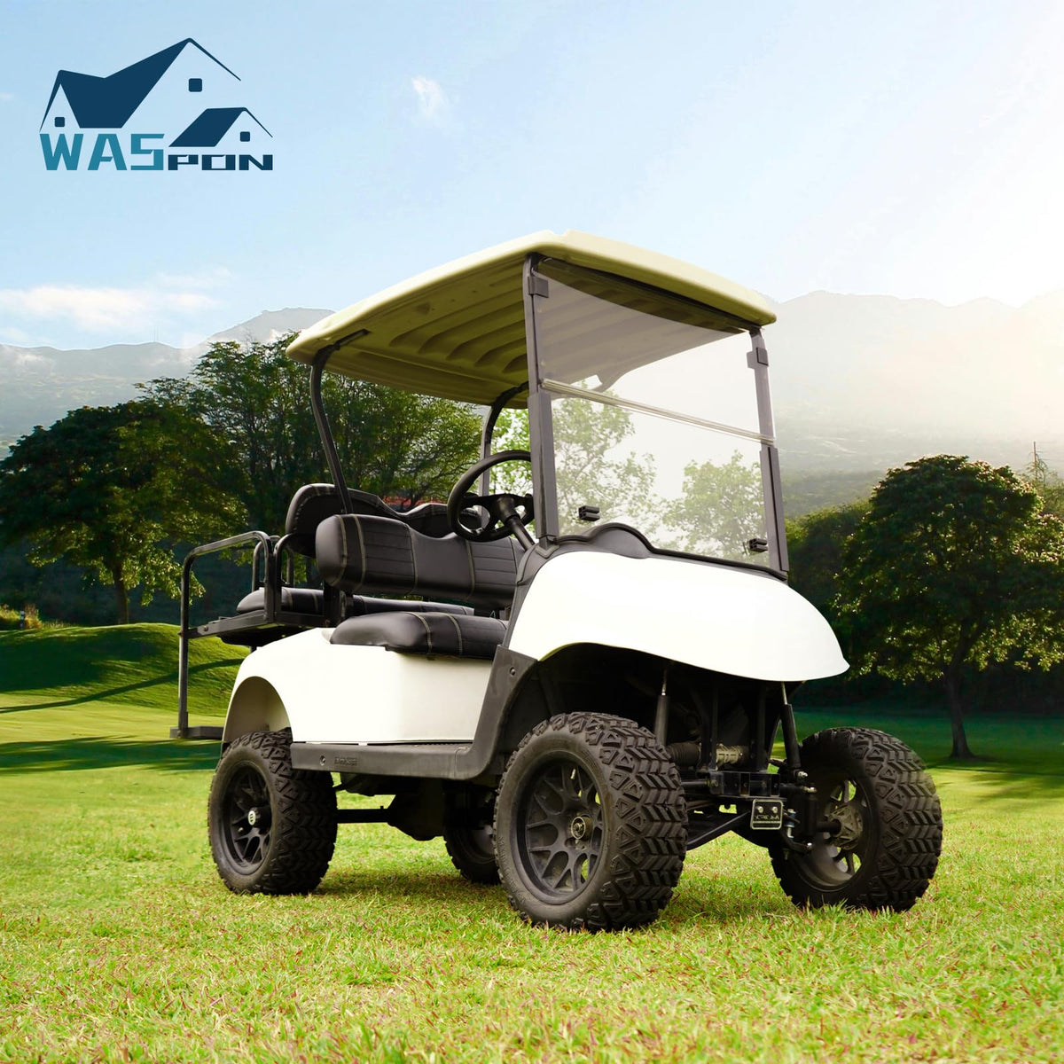 SHUNCHENXIANG EZGO RXV-compatible seat cover fits front seat perfectly.