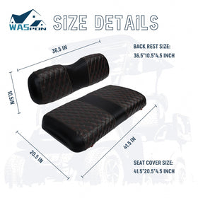 SHUNCHENXIANG EZGO TXT front-seat fit with tool-free installation.