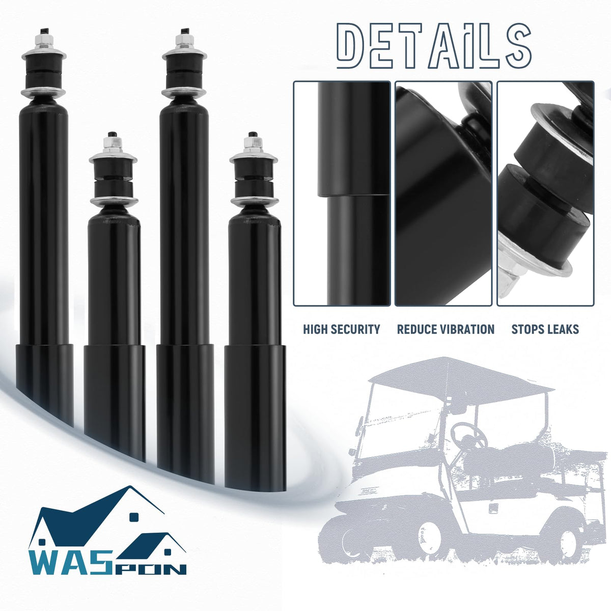 SHUNCHENXIANG EZGO TXT front shock assembly with smoother damping